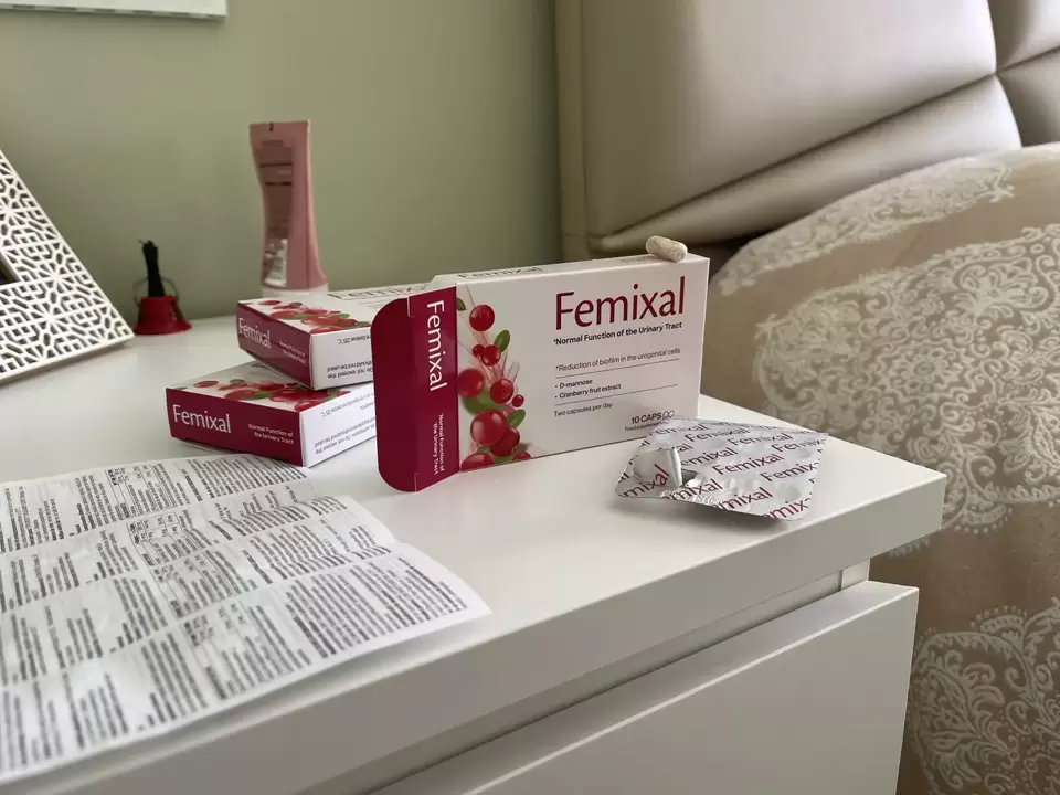 Femixal capsules of urine incontinence